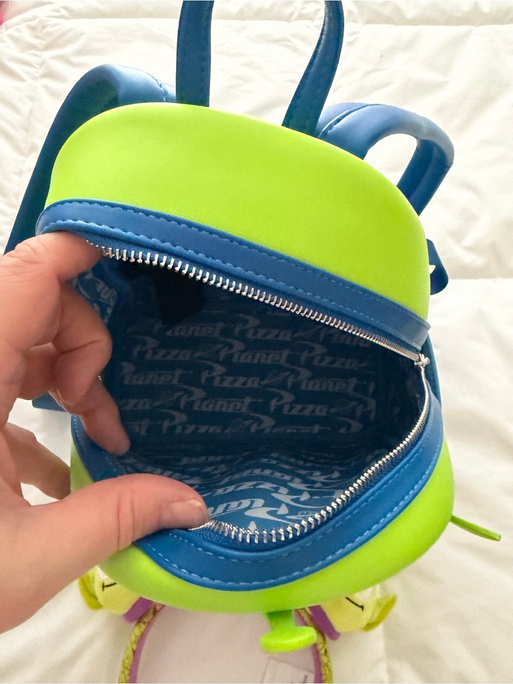 Loungefly Pixar Alien Backpack with Headband - Picture 2 of 8